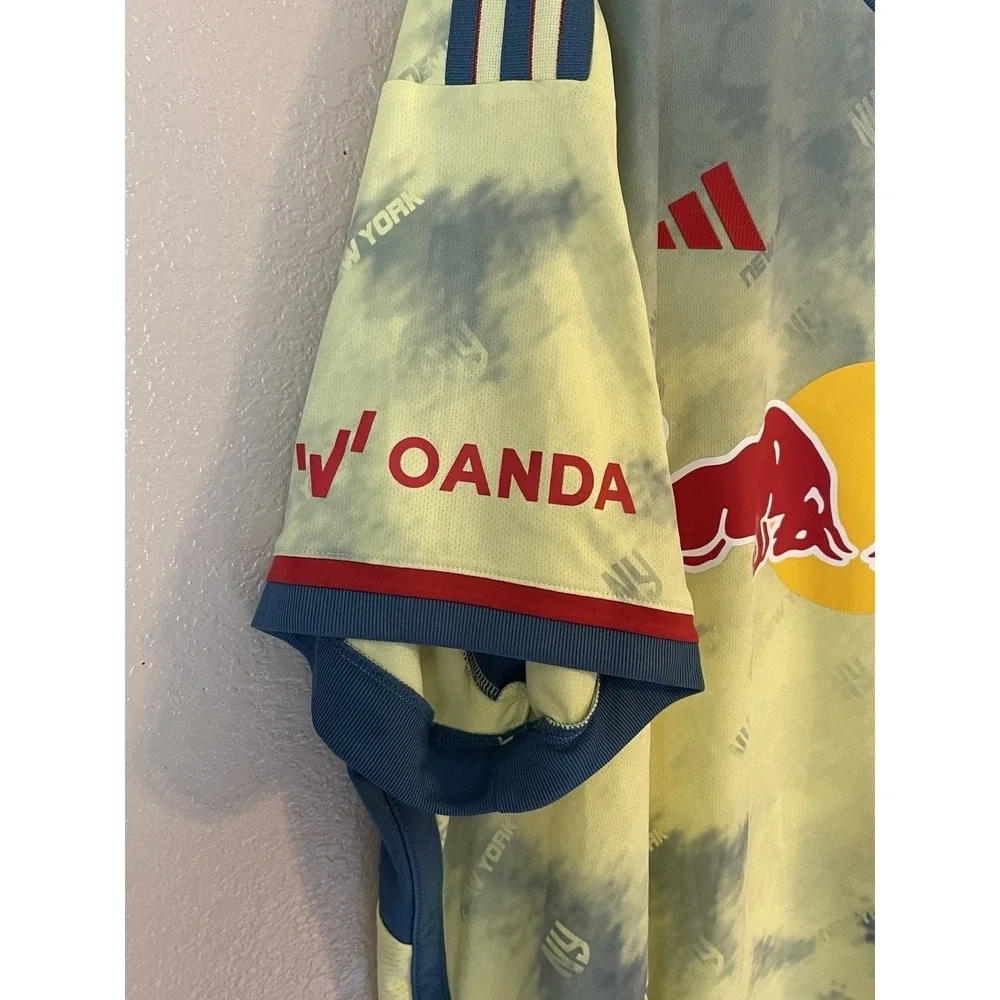 Men's 3XL NWOT New York Red Bulls John Tolkin #47 Adidas 2023 Jersey Yellow